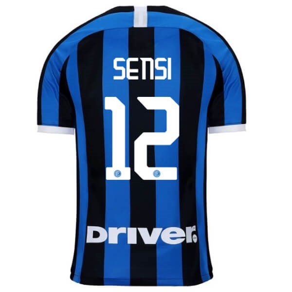 Maillot Football Inter Milan NO.12 Sensi Domicile 2019-20 Bleu